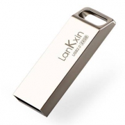 兰科芯（LanKxin）XXGB 64GB USB2.0 U盘 B8 银色 金属小巧方便携带 防水电脑通用优盘
