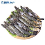 国联 原装进口越南黑虎虾 大号 400g 10-14只