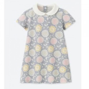 19日0点、限尺码：UNIQLO 优衣库 babyScion 儿童连衣裙