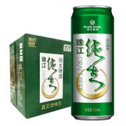 珠江啤酒 9°P 珠江纯生啤酒 500ml*12罐*2箱