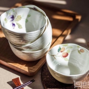 国内￥480，NARUMI 鸣海 11cm骨瓷饭碗5件套