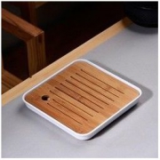 澜扬 简约茶盘 方形 20cm 2色可选 5.8元包邮（需用券）