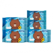 京东PLUS会员：舒洁（Kleenex）LINE Friends 湿厕纸 40片*3包装+10片*2包装  *3件