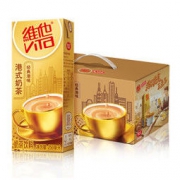 京东PLUS会员： 维他奶 维他港式奶茶饮料 250ml*12盒 *4件