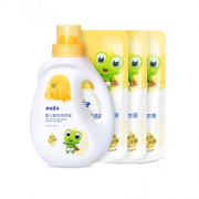 10点开始：FROGPRINCE 青蛙王子 婴儿草本洗衣液 1L+500ml*3袋 *2件 39.9元包邮（前10分钟，合19.95元/件）