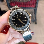 Anne Klein 安妮·克莱因 AK-1408BKBK 星空镶钻女士石英手表