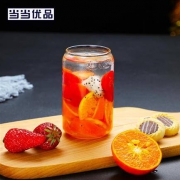 当当优品 易拉罐造型玻璃杯 350ml