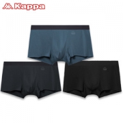 卡帕 Kappa 50支莫代尔 男士内裤 3条 抑菌内衬 69元包邮 赠船袜1双