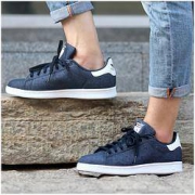 adidas 阿迪达斯 STAN SMITH DENIM BY9190 女性款运动板鞋