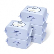 京东PLUS会员：Anmous 安慕斯 婴儿棉柔巾 100抽*5包 *2件 +凑单品 65.33元（需用券，合32.67元/件）