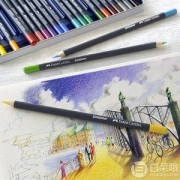 德国产，Faber-Castell 辉柏嘉 Goldfaber系列 48色油性彩色铅笔白铁盒装