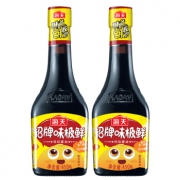 海天 招牌味极鲜 特级酱油 450g*2瓶 *4件 34.6元（合8.75元/件）