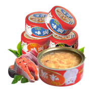 伊纳宝 白肉水煮浓汤 猫罐头 80g*6罐 24.9元包邮（需用券）