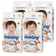 Moony尤妮佳 皇家系列宝宝纸尿裤 M64*4包（6-11kg）