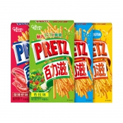 88VIP：glico 格力高 百力滋香脆饼干棒 65g*4盒*7件+超细百力滋饼干60g*3盒*2件 60元（双重优惠）