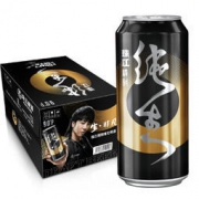 限地区：珠江啤酒 9度 珠江纯生黑金摇滚罐啤酒 500ml*18听 *2件
