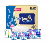 26日10点：Tempo 得宝 Mini系列 无香抽纸  4层80抽*18包（133*195mm） 38.6元