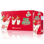 伊利 果粒优酸乳 草莓味 酸奶牛奶饮品245g*12盒/箱