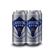 LANHENG 蓝亨 经典啤酒 500ml*4连包 9.9元，可优惠至4.95元