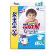 GOO.N大王维E系列婴儿纸尿裤L68片*4件