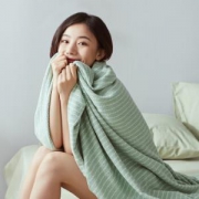 DAPU大朴A类纯棉色织条纹毛巾被150*200cm