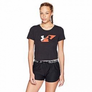 S码：Under Armour 安德玛 Run Graphic Crop 女士速干圆领短袖T恤 52.53元+4.77元约57元含税直邮