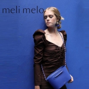 19春款，meli melo Elsie 意大利产 女士麻绳牛皮单肩斜挎包