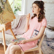 芬腾 女士纯棉家居睡裙