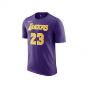 NBA-Nike 湖人队 詹姆斯 男子 运动短袖T恤 AR4888-557 298元包邮