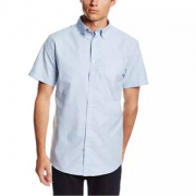 Lee Uniforms 男式短袖牛津衬衫