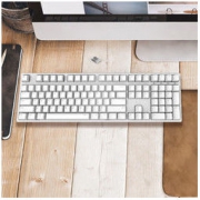 iKBC W210 2.4G无线 机械键盘 （Cherry茶轴、PBT、108键、白色） 432元