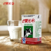 占香港鲜奶市场70%份额 晨光 甜牛奶 早餐牛奶饮品 250ml*16盒 32元包邮 6-7月生产