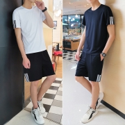 ￥29.9 夏季短袖短裤男士运动套装