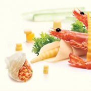 三全 私厨水饺 虾皇饺 600g（54只） *7件 +凑单品 121.48元包邮（双重优惠）