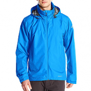 adidas 户外男式 2 层 Wandertag 纯色夹克