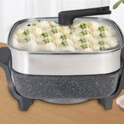 丰腾 JNY3060 家用多功能电热锅麦饭石电火锅