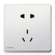 SIEMENS 西门子 睿致钛银系列5UB81143NC02 10A五孔插座 *3件 70.2元（合23.4元/件，限时6折）
