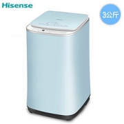 26日21点：Hisense 海信 XQB30-M108LH 3公斤 迷你波轮洗衣机 849元包邮（前50名低至499元）