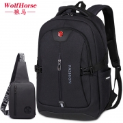 WOLF HORSE 男士双肩包  券后34.9元