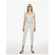 Bershka 巴适卡 00919188712 女士宫廷风方领衬衫 99元包邮
