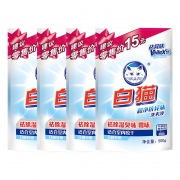 白猫 超净抗异味洗衣液 500g*4袋 14.9元包邮（需用券）