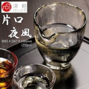 23点开始，Tsugaru Biidoro 津轻玻璃 夜风片口杯