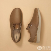 PrimeDay特价，Clarks 其乐 Oakland Lace 男士牛皮系带休闲鞋