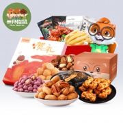 8日0点：Three Squirrels 三只松鼠 零食大礼包 多款可选 22.45元包邮（前2000件）