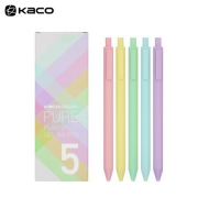 KACO 文采 PURE书源 按动式中性笔 0.5mm 5支/盒 8.83元包邮（需用券）