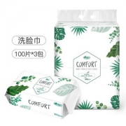 心相印 一次性洗脸巾 100片*3包