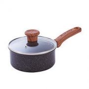 Leeyoo 立羊 麦饭石奶锅 带盖 18cm 送煎锅 59元包邮（需用券）