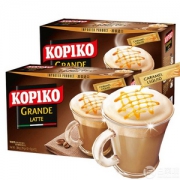 印尼进口，KOPIKO 可比可 提神火山/拿铁咖啡  24包