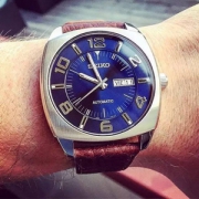 PrimeDay特价，Seiko 精工 SNKN37 全自动机械男表