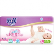 cojin 茵茵 柔润轻芯 婴儿纸尿裤 L 52片 *2件 75.2元包邮（合37.6元/件）